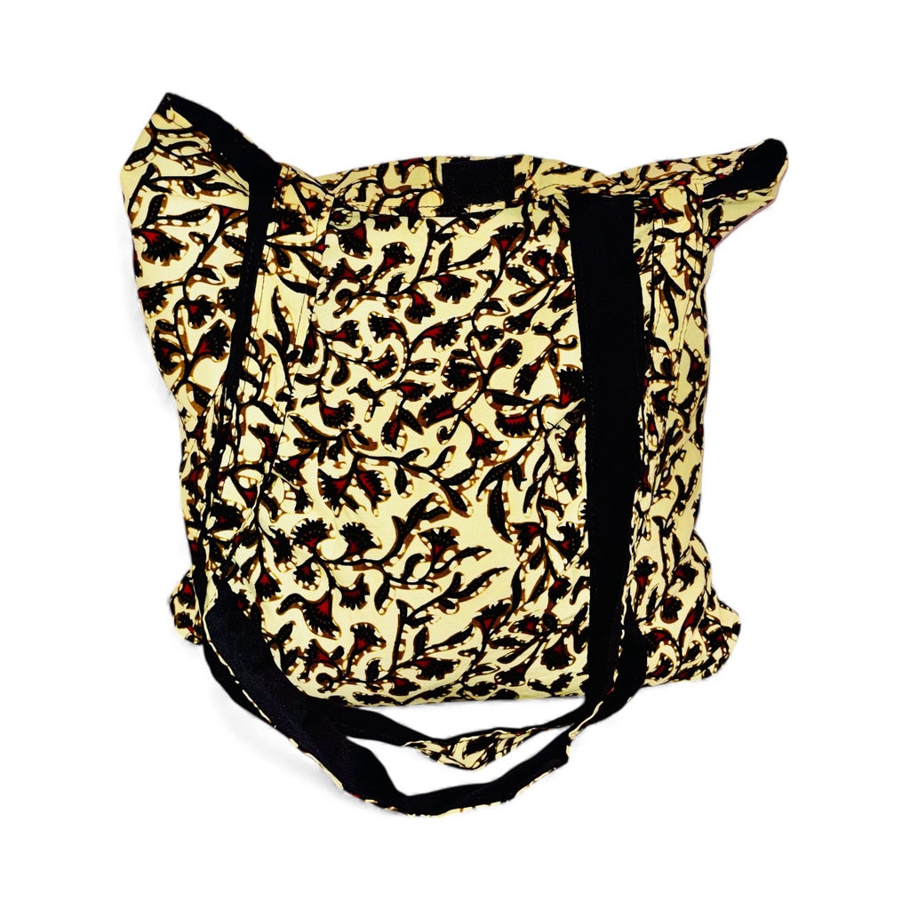 Handcrafted Printed Fabric tote bag (Ubuntu 02)