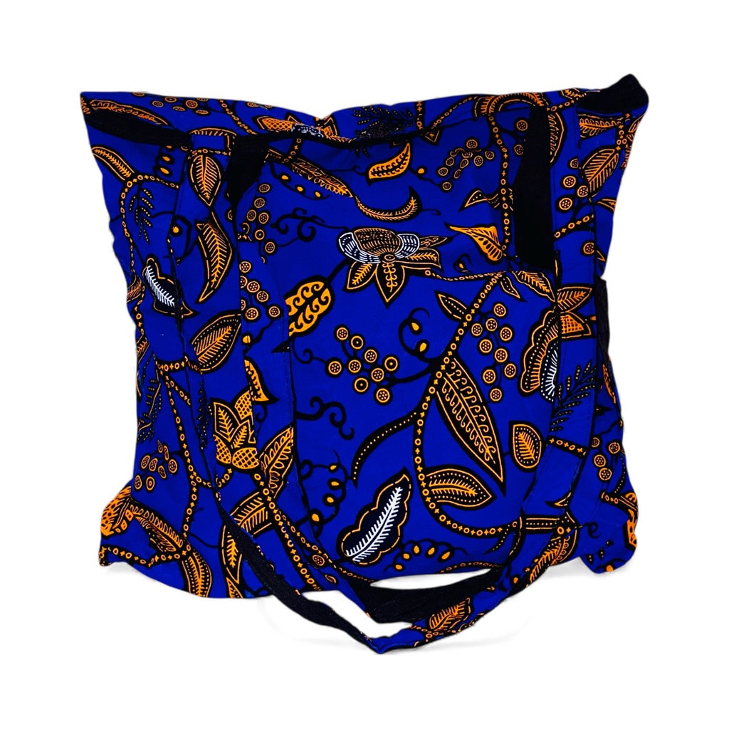 Handcrafted Printed Fabric Non-zipped tote bag (Ubuntu 13)