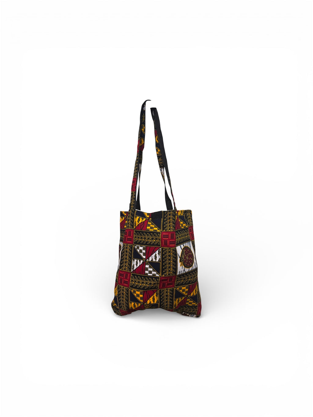 Handcrafted Printed Fabric Non-zipped tote bag (Ubuntu 11)